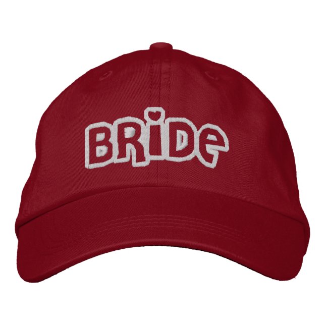 Bride Embroidered Hat (Front)