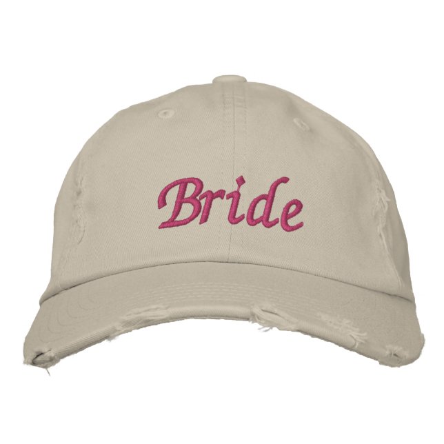 Bride Embroidered Hat (Front)