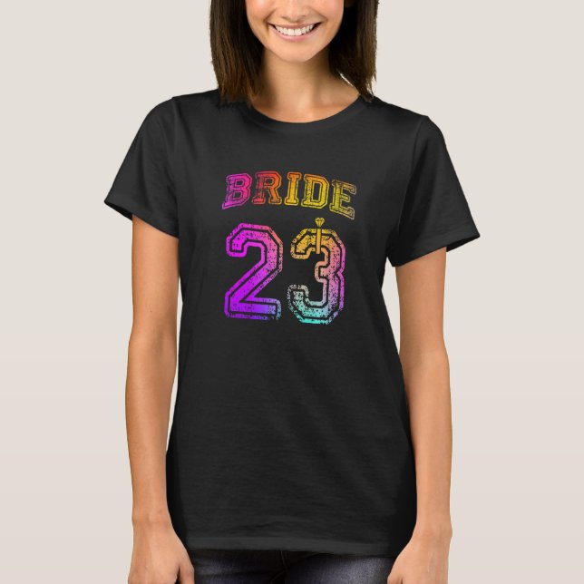 Bride Engagement Party Bride Matching 2023 Honeymo T-Shirt (Front)