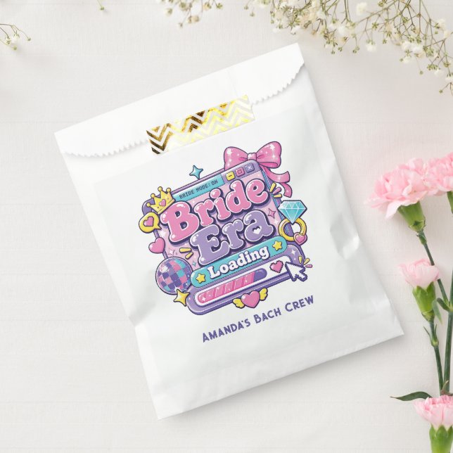Bride Era Loading Y2K Bachelorette Favour Bags (Sealed)