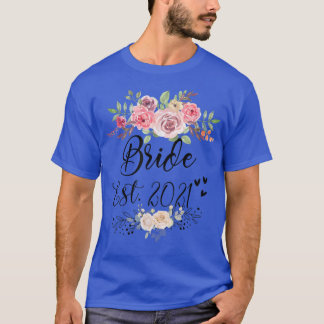 Bride Est 2022 Wedding Bachelorette Party  T-Shirt