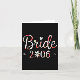 Bride Est 2026 Married Wedding Bridal Party Bachel Card