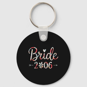 Bride Est 2026 Married Wedding Bridal Party Bachel Key Ring