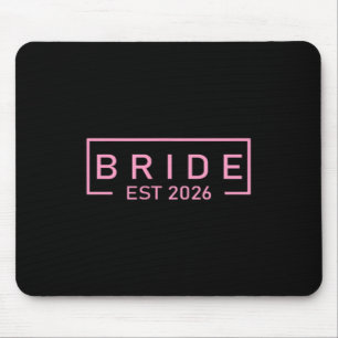 Bride Est 2026 Matching Getting Ready Bride Groom Mouse Mat