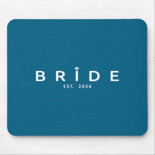 Bride est 2026 wedding bridal shower bachelorette mouse mat