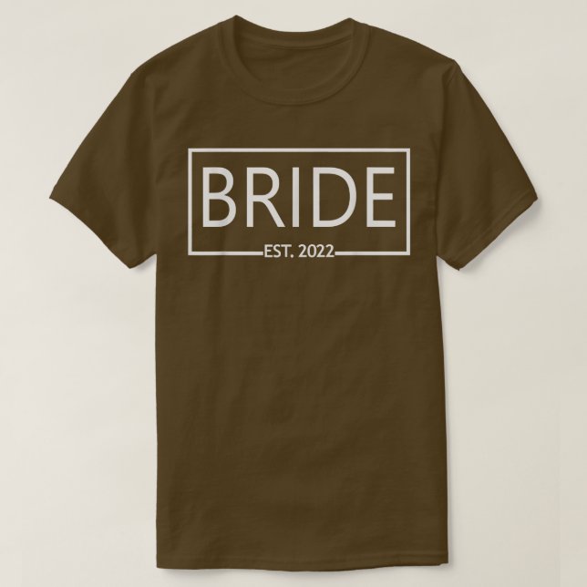 Bride Est T-Shirt (Design Front)