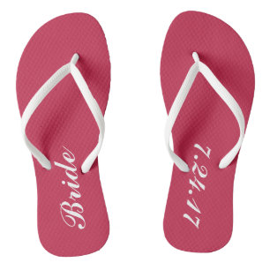 Bride Flip Flops