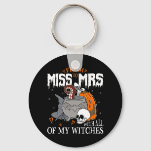 Bride Future Mrs Witchy Gothic Wedding Bachelorett Key Ring
