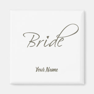 Bride Gift Bachelorette and Engagement Stag Party Magnet