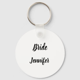 Bride Gift Custom Name Gifts Wedding  Key Ring
