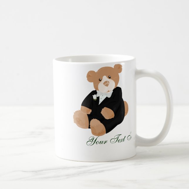Bride & Groom Bears Mug (Right)