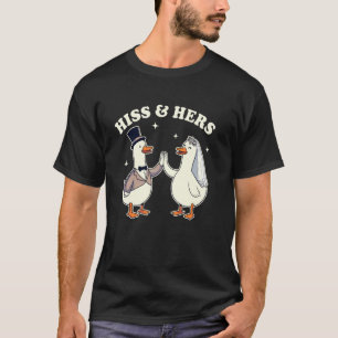 Bride & Groom Bride To Be Silly Goose Wedding Hiss T-Shirt
