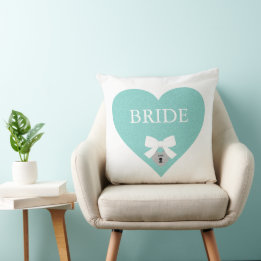 BRIDE & GROOM Celebration Bridal Shower Party Cushion