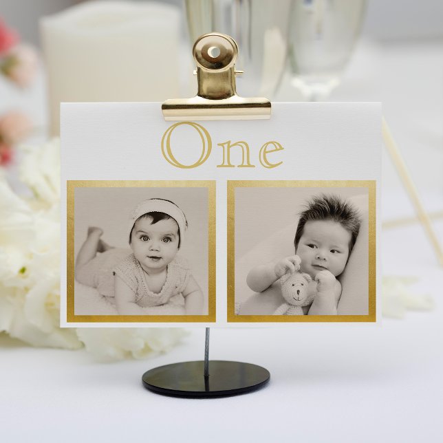 Bride Groom Custom Age Gold Table Number (Creator Uploaded)