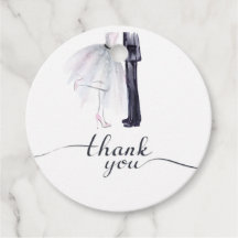 Bride & Groom Dance Thank you favour tag
