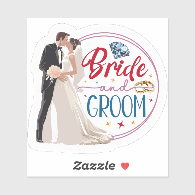 Bride & Groom Embrace (Sheet)