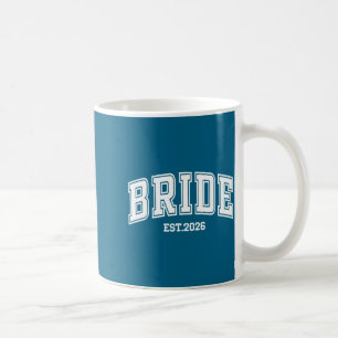 Bride groom est 2026 retro married couples wedding coffee mug