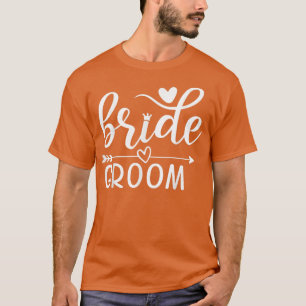 Bride Groom Matching Wedding Bachelor And Bachelor T-Shirt