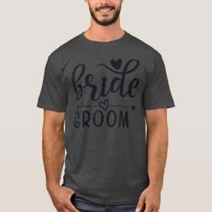 Bride Groom Matching Wedding Bachelor And Bachelor T-Shirt