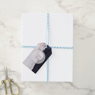 Bride & groom photography editable wedding gift tags