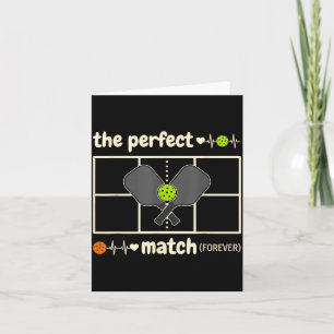 Bride Groom Pickleball Wedding Bach Match That Card