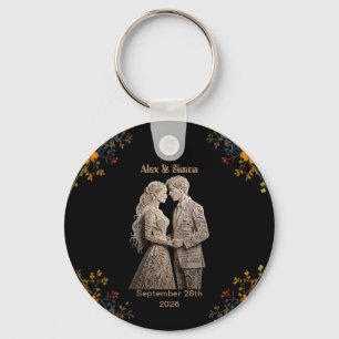 Bride & Groom Royal Classic Key Ring