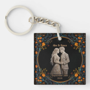 Bride & Groom Royal Classic Key Ring