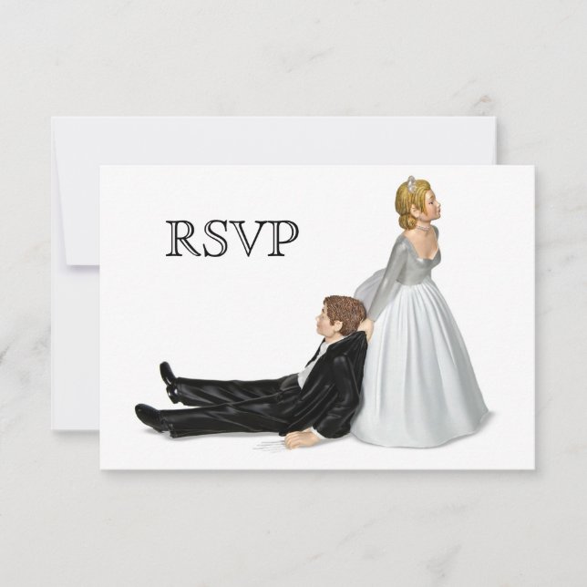 Bride & Groom RSVP Invitation (Front)