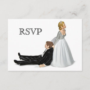Bride & Groom RSVP Invitation