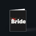 Bride Groom Santa Couples Christmas Outfits Xmas P Card<br><div class="desc">Bride Groom Santa Couples Christmas Outfits Xmas Pyjamas</div>