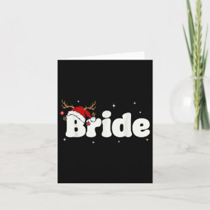 Bride Groom Santa Couples Christmas Outfits Xmas P Card