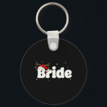 Bride Groom Santa Couples Christmas Outfits Xmas P Key Ring<br><div class="desc">Bride Groom Santa Couples Christmas Outfits Xmas Pyjamas</div>