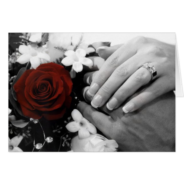 Bride & Groom : Soft Hands : (Front Horizontal)