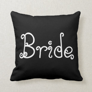 Bride & Groom Throw Pillow