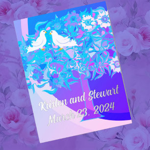 Bride Groom Wedding Date Foil Accents  Foil Prints