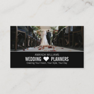 Bride & Groom, Wedding Event Planner Business Card