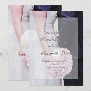 Bride & Groom Wedding Invitation