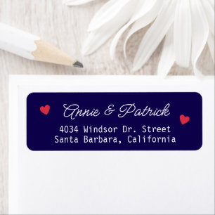 Bride Groom Wedding Love Red Hearts Blue