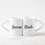 Bride Groom Wedding | Set of 2 coffee Tea Mug<br><div class="desc">.</div>