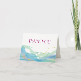 BRIDE & GROOM Wedding Thank You Card