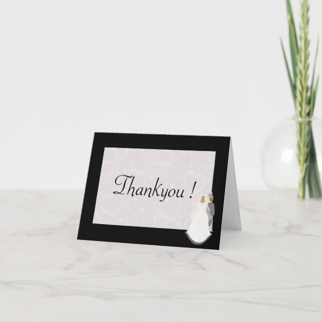 Bride & Groom - Wedding Thankyou Cards (Front)