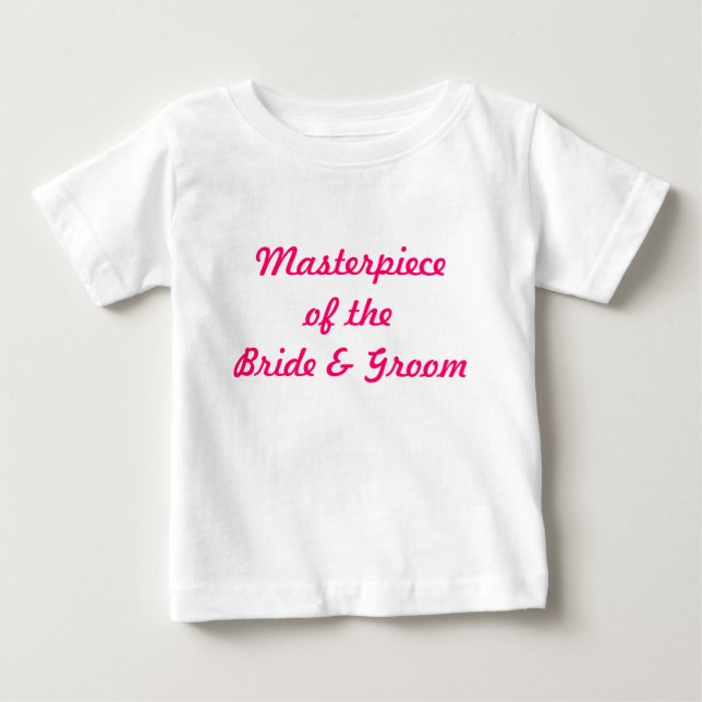 Bride & Groom's baby t-shirt (Front)
