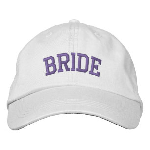 Bride Hat Grey Embroidery Bachelorette Hat