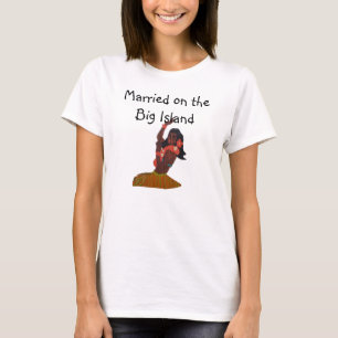 Bride Hawaiian Wedding Big Island of Hawaii T-Shirt
