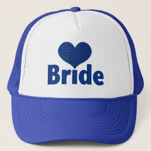 Bride (heart blue I) Trucker Hat