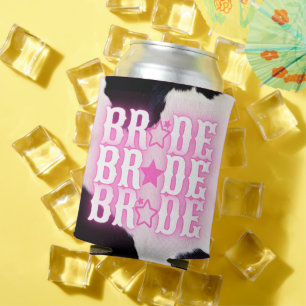 Bride Howdy Cowgirl Customised  Can Cooler