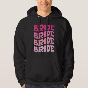Bride I Do Crew Retro Bachelorette Party Bride Bri Hoodie