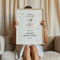 Bride In A Tini Bit Bridal Shower Welcome