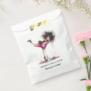 Bride in a Tini Bit Martini Bachelorette Party Favour Bags