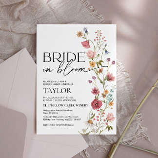 Bride In Bloom | Bridal Shower Invitation